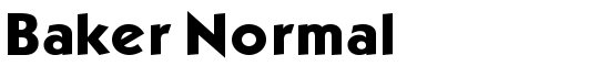 Baker Normal - Download Thousands of Free Fonts at FontZone.net