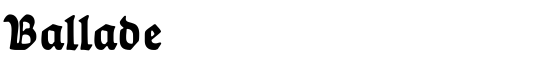 Ballade - Download Thousands of Free Fonts at FontZone.net