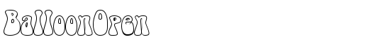 BalloonOpen - Download Thousands of Free Fonts at FontZone.net