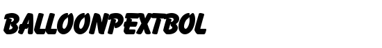 BalloonPExtBol - Download Thousands of Free Fonts at FontZone.net