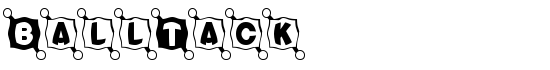 BallTack - Download Thousands of Free Fonts at FontZone.net