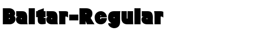 Baltar-Regular - Download Thousands of Free Fonts at FontZone.net