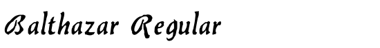 Balthazar Regular - Download Thousands of Free Fonts at FontZone.net