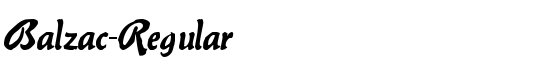 Balzac-Regular - Download Thousands of Free Fonts at FontZone.net