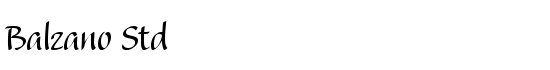 Balzano Std - Download Thousands of Free Fonts at FontZone.net