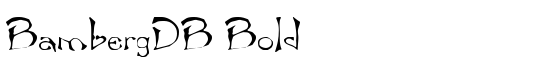 BambergDB Bold - Download Thousands of Free Fonts at FontZone.net