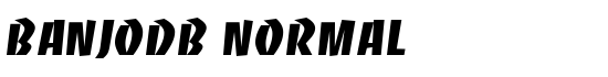 BanjoDB Normal - Download Thousands of Free Fonts at FontZone.net