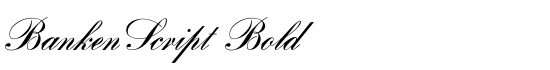 BankenScript Bold - Download Thousands of Free Fonts at FontZone.net
