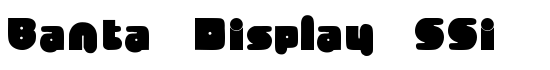 Banta Display SSi - Download Thousands of Free Fonts at FontZone.net