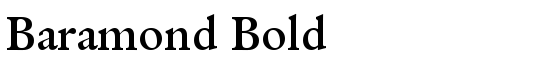 Baramond Bold - Download Thousands of Free Fonts at FontZone.net