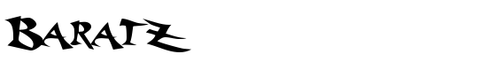 Baratz - Download Thousands of Free Fonts at FontZone.net