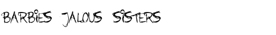 Barbies Jalous Sisters - Download Thousands of Free Fonts at FontZone.net