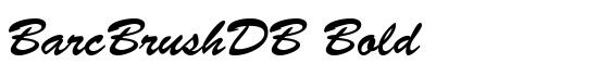 BarcBrushDB Bold - Download Thousands of Free Fonts at FontZone.net