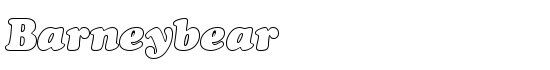 Barneybear - Download Thousands of Free Fonts at FontZone.net