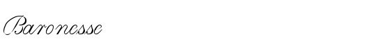 Baronesse - Download Thousands of Free Fonts at FontZone.net