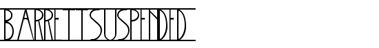 barrettsuspended - Download Thousands of Free Fonts at FontZone.net