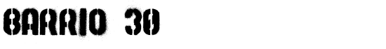 Barrio 30 - Download Thousands of Free Fonts at FontZone.net
