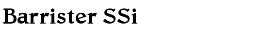 barrister-ssi. - Download Thousands of Free Fonts at FontZone.net