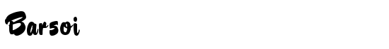 Barsoi - Download Thousands of Free Fonts at FontZone.net