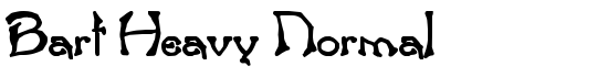 Bart Heavy Normal - Download Thousands of Free Fonts at FontZone.net