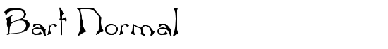 Bart Normal - Download Thousands of Free Fonts at FontZone.net