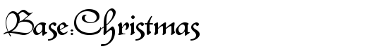Base:Christmas - Download Thousands of Free Fonts at FontZone.net