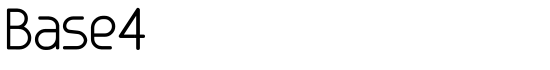 Base4 - Download Thousands of Free Fonts at FontZone.net