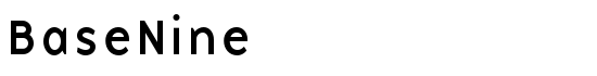 BaseNine - Download Thousands of Free Fonts at FontZone.net
