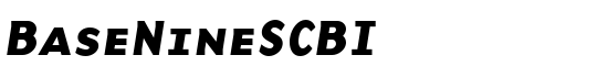 BaseNineSCBI - Download Thousands of Free Fonts at FontZone.net