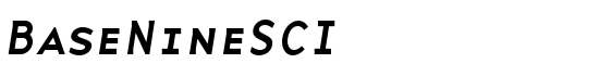 BaseNineSCI - Download Thousands of Free Fonts at FontZone.net