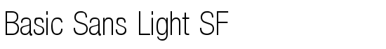 Basic Sans Light SF - Download Thousands of Free Fonts at FontZone.net
