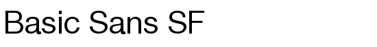 Basic Sans SF - Download Thousands of Free Fonts at FontZone.net