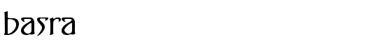 basra - Download Thousands of Free Fonts at FontZone.net