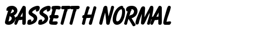 Bassett H Normal - Download Thousands of Free Fonts at FontZone.net