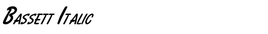 Bassett Italic - Download Thousands of Free Fonts at FontZone.net