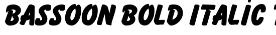 Bassoon Bold Italic T. - Download Thousands of Free Fonts at FontZone.net