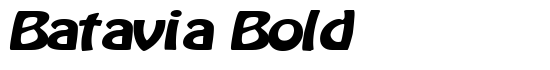Batavia Bold - Download Thousands of Free Fonts at FontZone.net