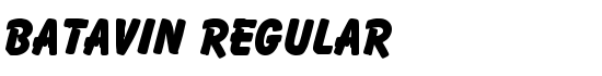 Batavin Regular - Download Thousands of Free Fonts at FontZone.net