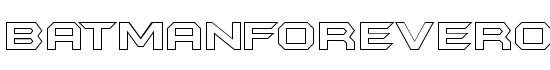 BatmanForeverOutline - Download Thousands of Free Fonts at FontZone.net