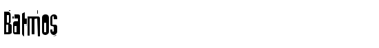 Batmos - Download Thousands of Free Fonts at FontZone.net
