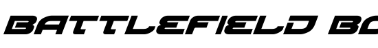 Battlefield Bold Italic - Download Thousands of Free Fonts at FontZone.net