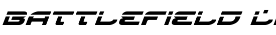 Battlefield Laser Italic - Download Thousands of Free Fonts at FontZone.net