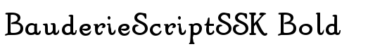 BauderieScriptSSK Bold - Download Thousands of Free Fonts at FontZone.net
