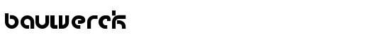 bauwerck - Download Thousands of Free Fonts at FontZone.net
