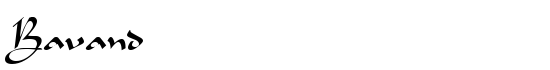 Bavand - Download Thousands of Free Fonts at FontZone.net