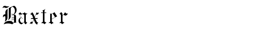 Baxter - Download Thousands of Free Fonts at FontZone.net