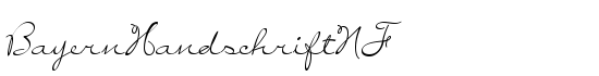 BayernHandschriftNF - Download Thousands of Free Fonts at FontZone.net