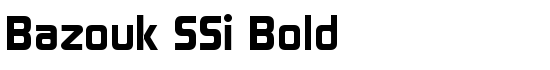 Bazouk SSi Bold - Download Thousands of Free Fonts at FontZone.net