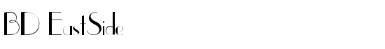 BD EastSide - Download Thousands of Free Fonts at FontZone.net