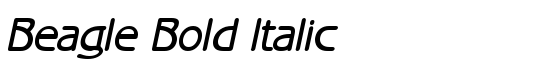 Beagle Bold Italic - Download Thousands of Free Fonts at FontZone.net